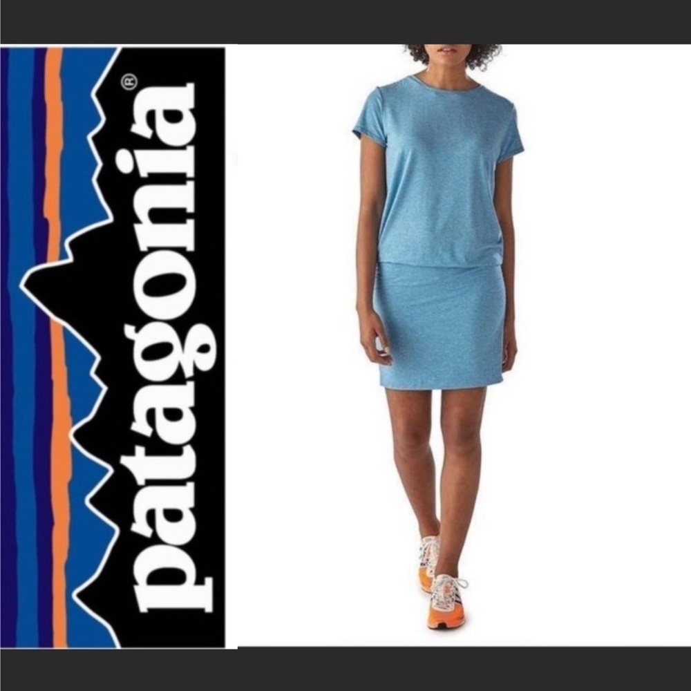 Patagonia Glorya Ruched Tshirt dress